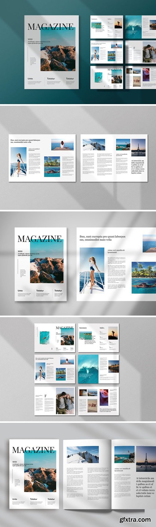 Minimal Magazine Template 6MBVNAP