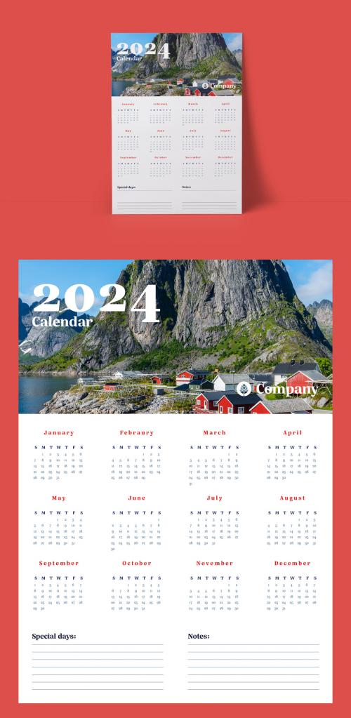 2024 Wall Calendar Layout 635821198