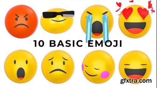 Videohive 10 Basic Emoji 47721631 Videohive 10 Basic Emoji 47721631