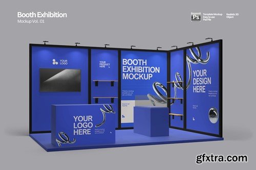 Booth Exhibition Mock Up QF2PEWS Booth Exhibition Mock Up QF2PEWS