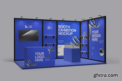 Booth Exhibition Mock Up QF2PEWS Booth Exhibition Mock Up QF2PEWS