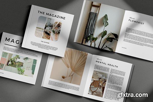Square Magazine Mockup Z88JWBP