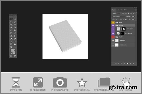Hardcover Book Mockup G9L3RYE