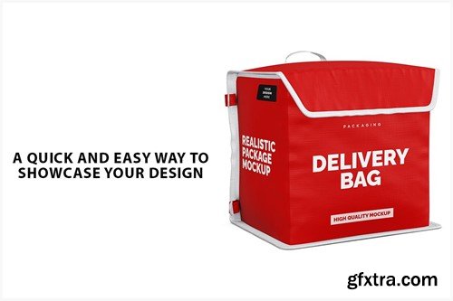 Food Delivery Bag Mockup A9UDT8C Food Delivery Bag Mockup A9UDT8C