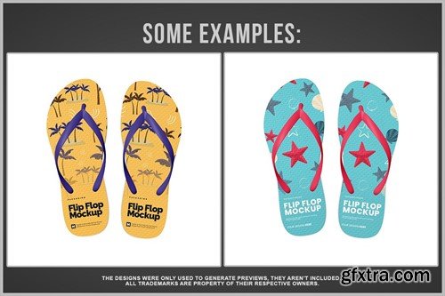 Flip Flops Mockup X2BV5P9