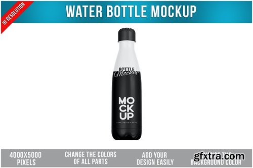 Water Bottle Mockup 6PA8CLE