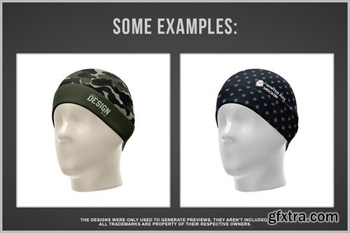 Beanie Hat Mockup 64H82AL