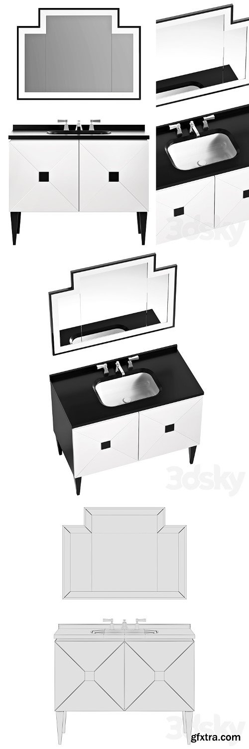 Devon &amp; devon jetset 2 vanity unit