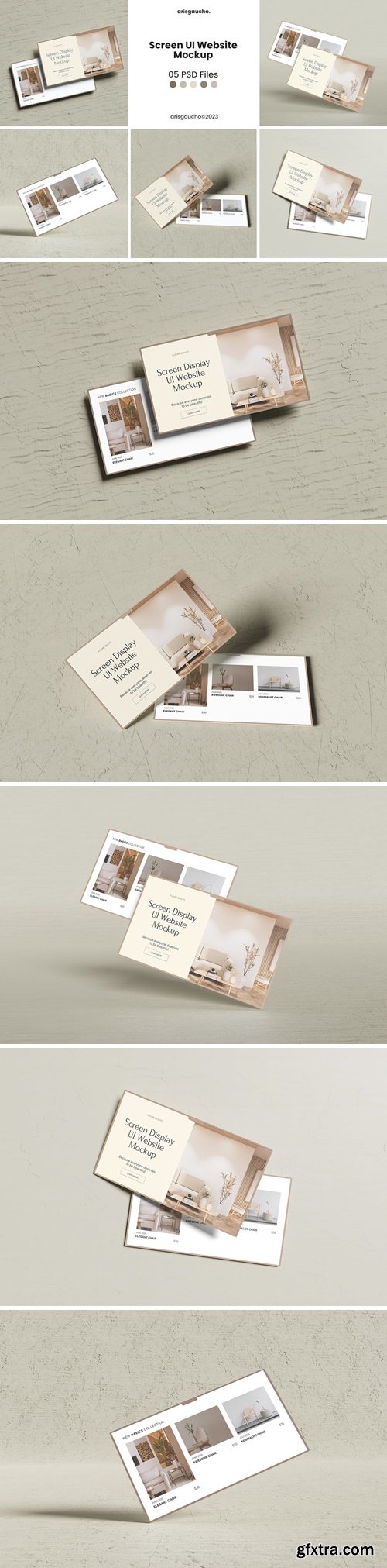 Screen Display UI Website Mockup V2 PC6PQW2