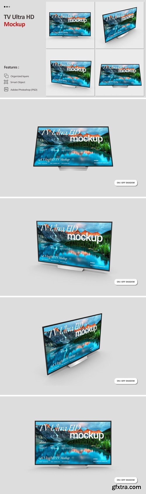 Ultra 4k TV Mockup XWL9E8L