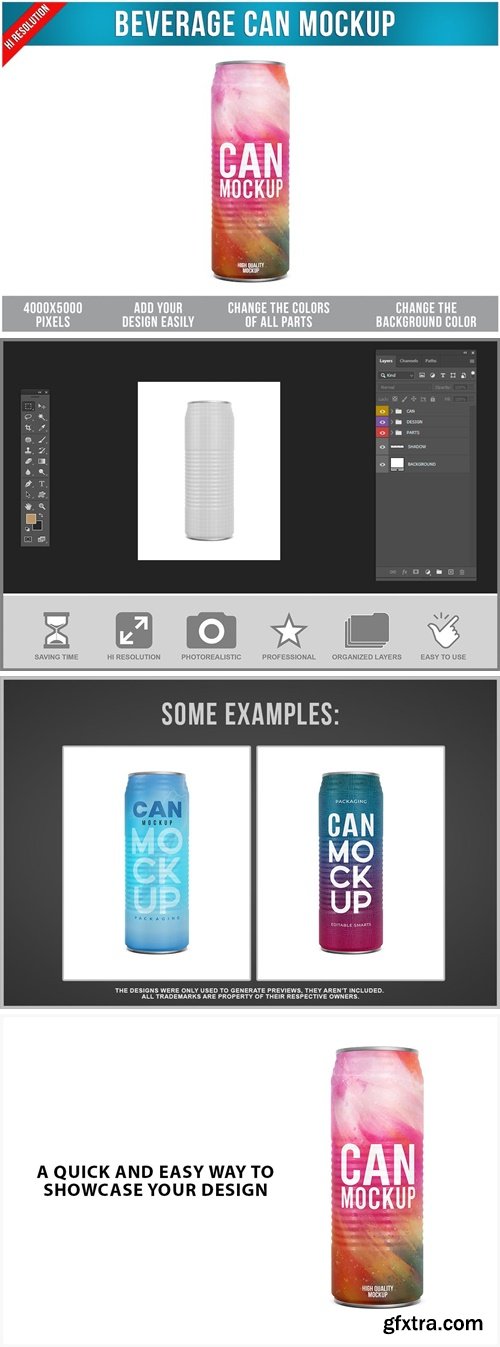 Beverage Can Mockup N7GDWT2