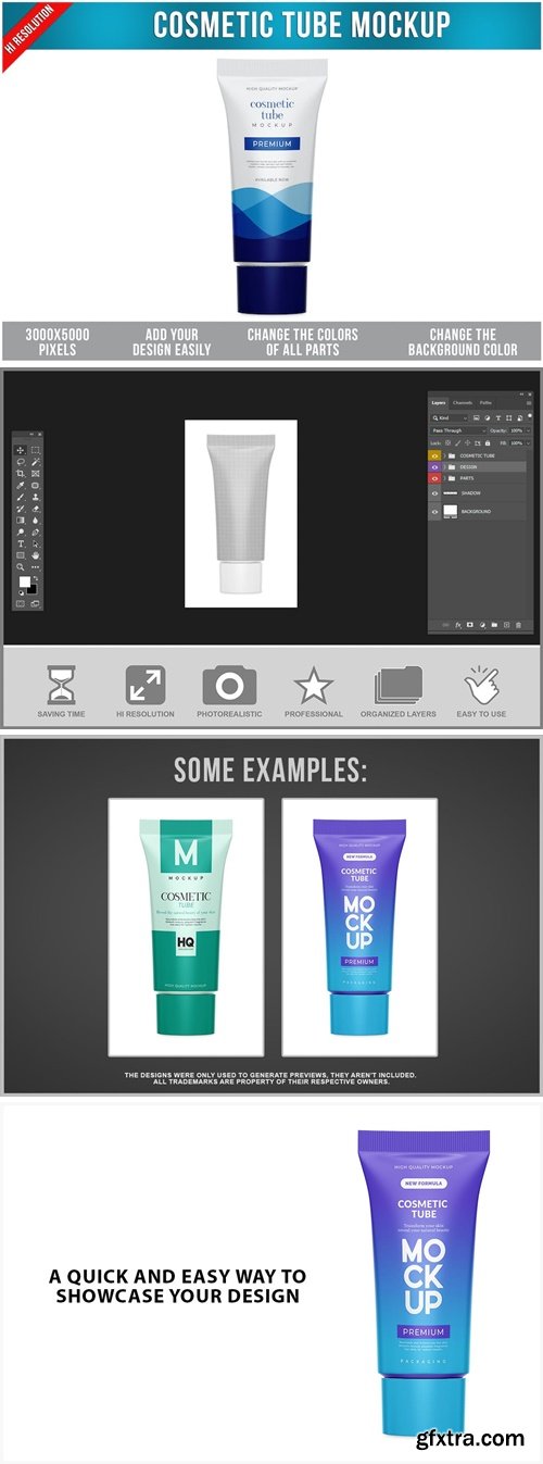 Cosmetic Tube Mockup MHQPQK8