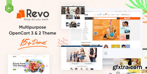 Themeforest - Revo - Drag &amp; Drop Multipurpose OpenCart 3 &amp; 2.3 Theme with 15 Layouts Ready 19577129 v1.2.7 - Nulled