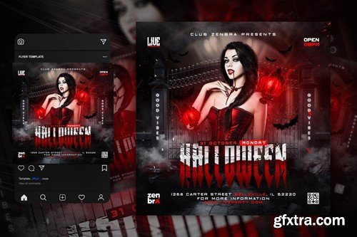 Halloween Flyer Template BEWMNYE Halloween Flyer Template BEWMNYE