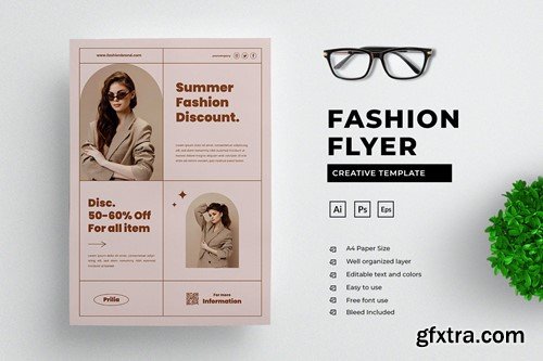 Prilia Fashion Flyer Template LKMBUAK