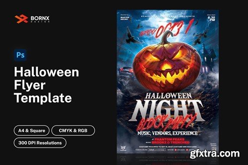 Halloween Flyer Template RW5KLMY