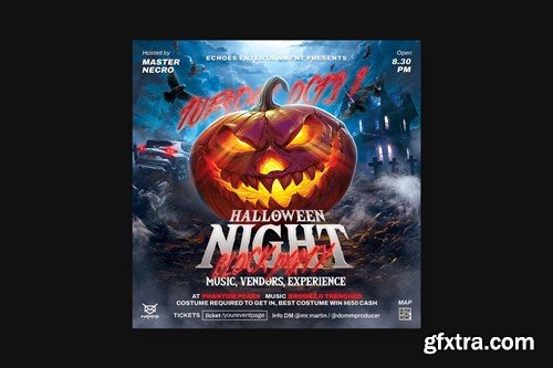 Halloween Flyer Template RW5KLMY