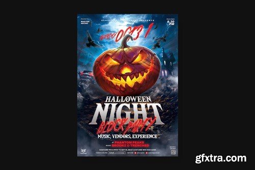 Halloween Flyer Template RW5KLMY