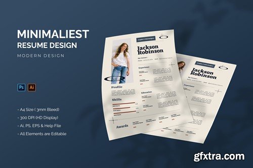 Minimaliest - Resume Template VALL6NJ