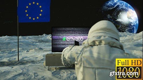 Videohive TV Logo on the Moon 33079979 Videohive TV Logo on the Moon 33079979