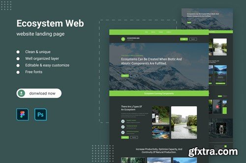 Ecosystem Web Landing Page 4XTSLL3