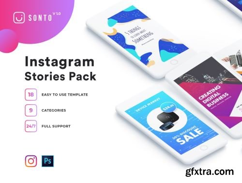 Sonto Instagram Stories Ui8.net