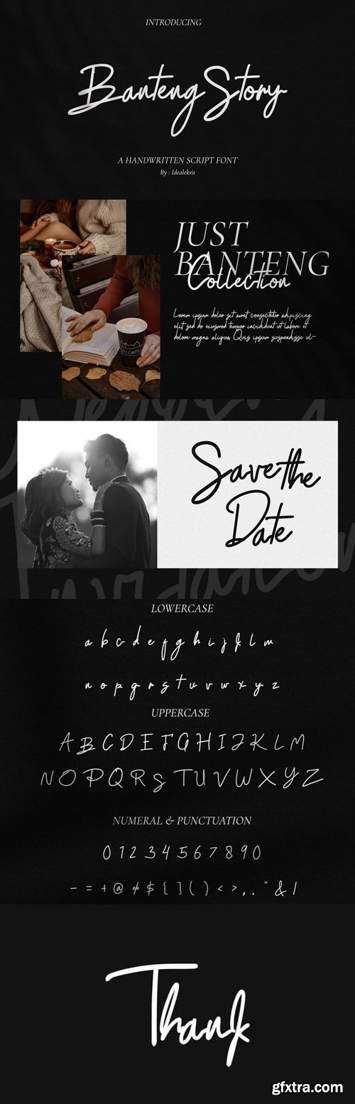 Banteng Story Handwritten Signature Font