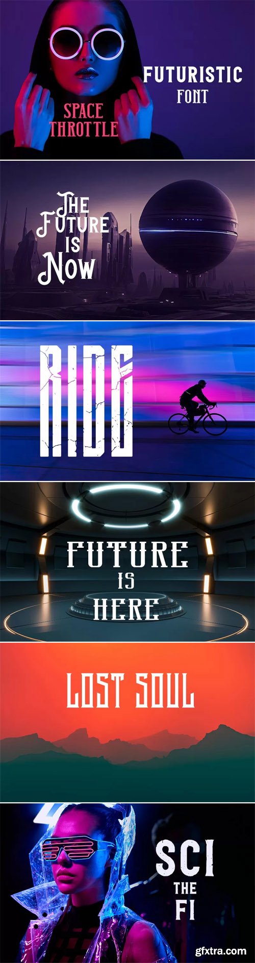 Futuristic Fonts Pack
