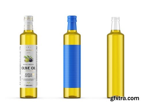 Olive Oil Bottle Mockup QTLN4GU