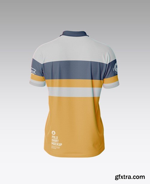 Short Sleeve Polo Shirt Mockup BAXQPXM