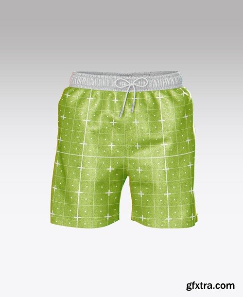 Set Men's Swimwear Mockup 77DQUXF