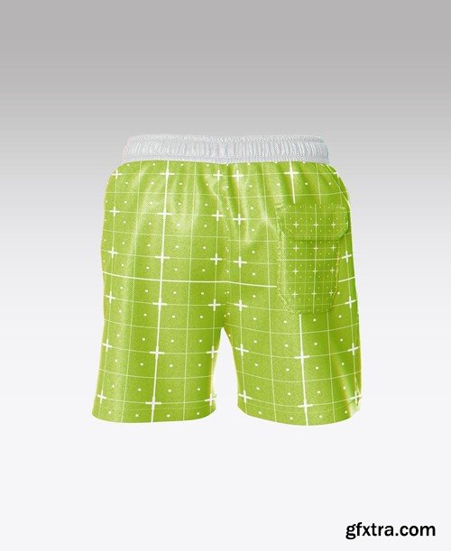 Set Men's Swimwear Mockup 77DQUXF