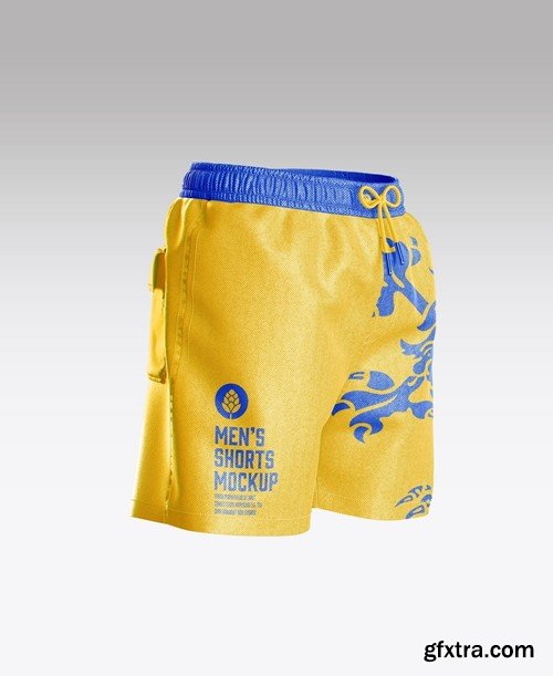 Set Men's Swimwear Mockup 77DQUXF
