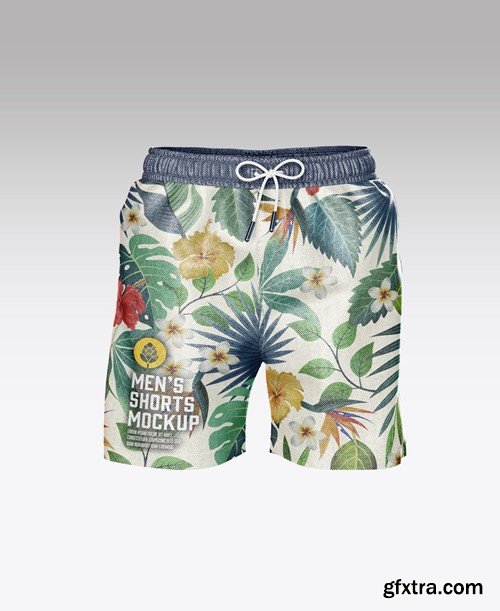 Set Men's Swimwear Mockup 77DQUXF