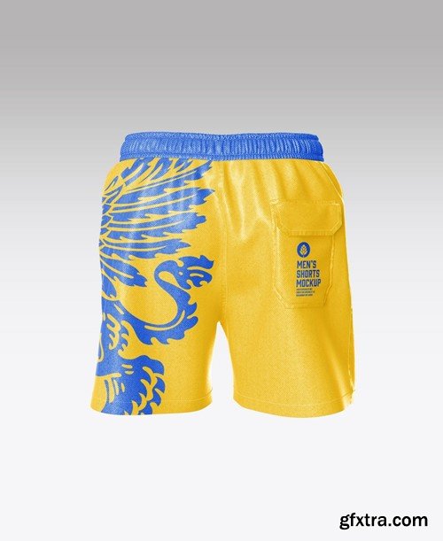 Set Men's Swimwear Mockup 77DQUXF