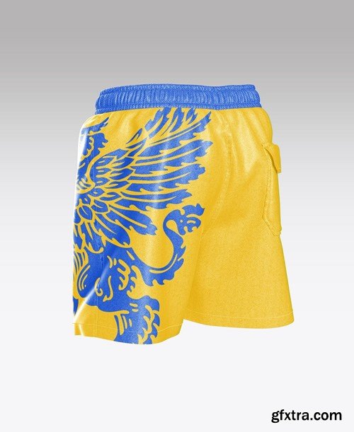 Set Men's Swimwear Mockup 77DQUXF