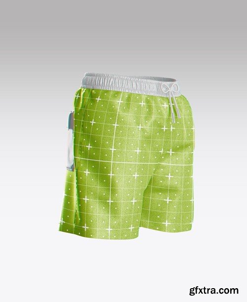 Set Men's Swimwear Mockup 77DQUXF