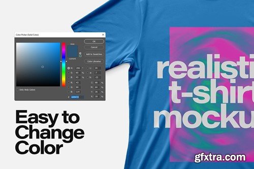 T-Shirt Mockup 6YH22Y9