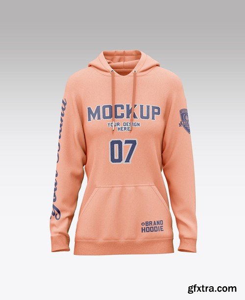 Wome's Sweatshirt Hoodie Mockup CS6Y6C8 Wome's Sweatshirt Hoodie Mockup CS6Y6C8