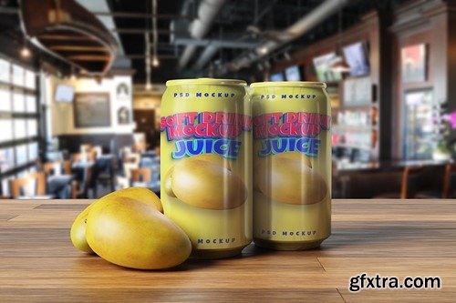 Product Juice Can Mockup X6LS7HP Product Juice Can Mockup X6LS7HP
