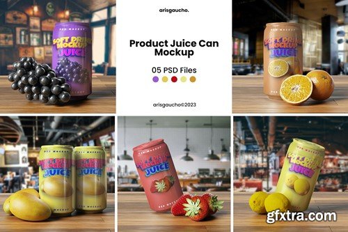 Product Juice Can Mockup X6LS7HP Product Juice Can Mockup X6LS7HP