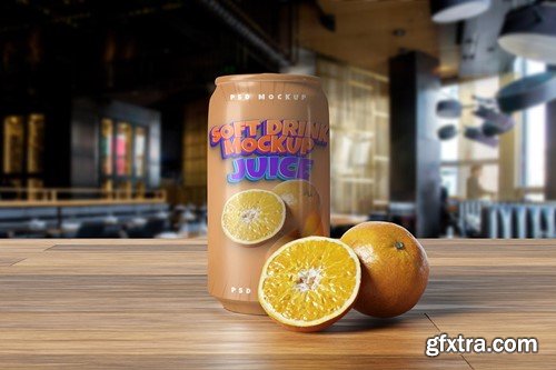 Product Juice Can Mockup X6LS7HP Product Juice Can Mockup X6LS7HP