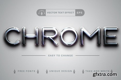 Set 10 Metal Editable Text Effects, Font Styles 6W9HTN6