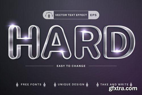 Set 10 Metal Editable Text Effects, Font Styles 6W9HTN6