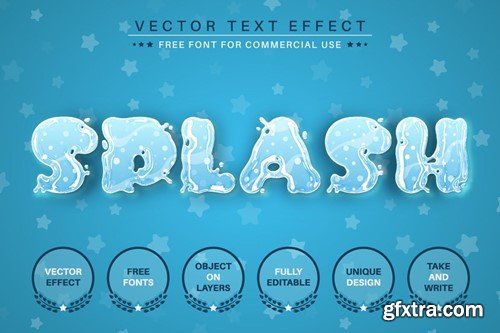 Water Splash - Editable Text Effect, Font Style U43Y7XE