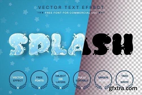 Water Splash - Editable Text Effect, Font Style U43Y7XE