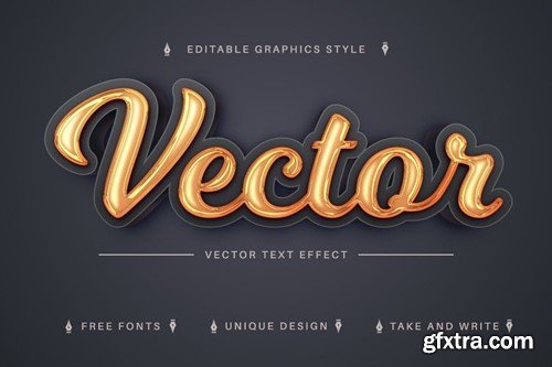 Good 3D- Editable Text Effect, Font Style X674PMJ