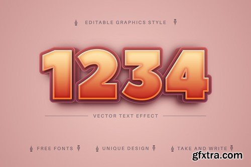 Good 3D - Editable Text Effect, Font Style QRXSLS8