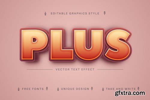 Good 3D - Editable Text Effect, Font Style QRXSLS8