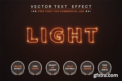 Lightning - Editable Text Effect, Font Style XWZK39P